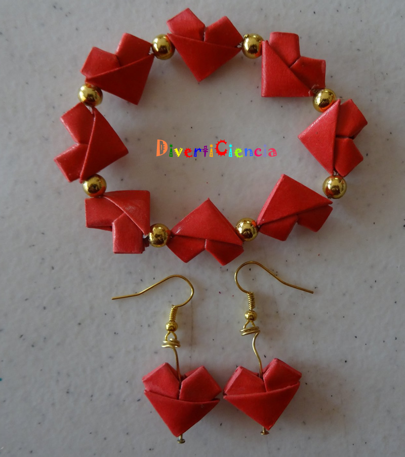 Pulsera  y Aretes