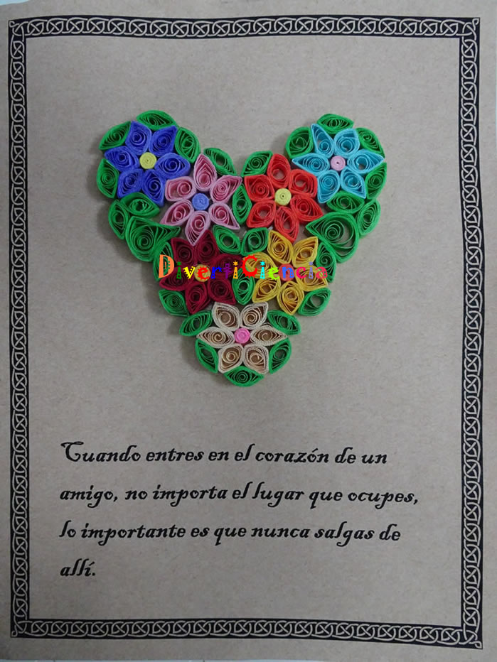 Tarjeta amor amistad