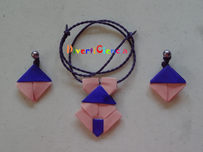 Collar y aretes 
