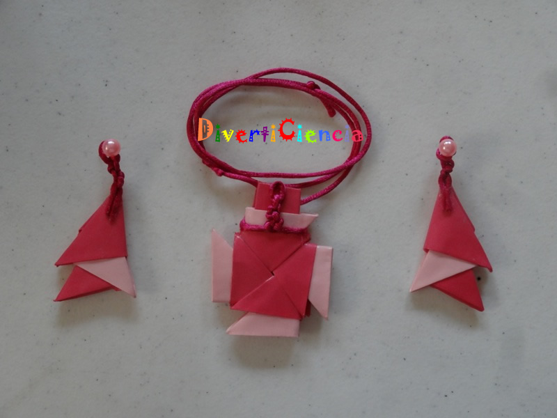 Collar y aretes 