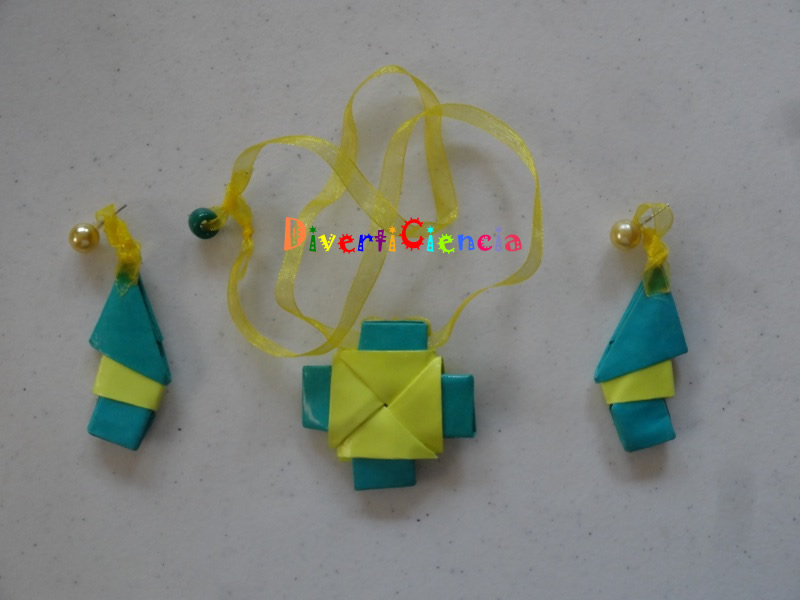 Collar y aretes 