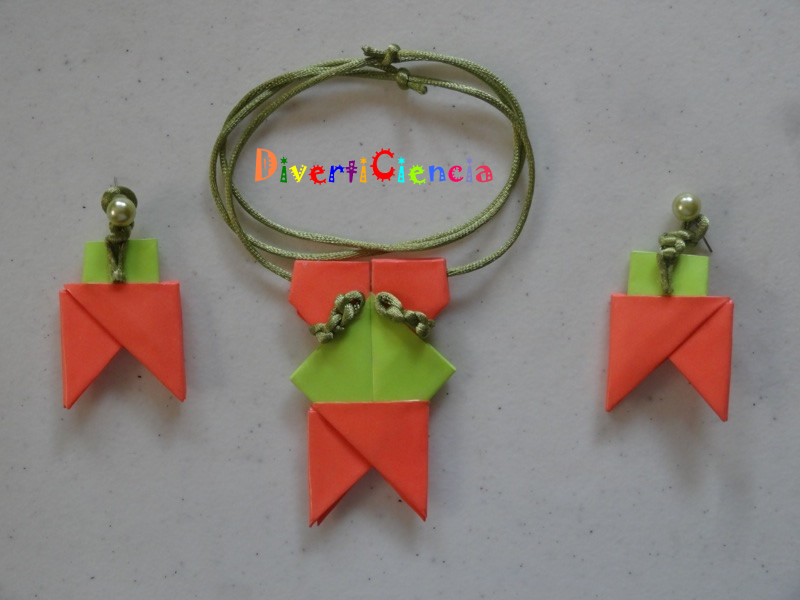 Collar y aretes 