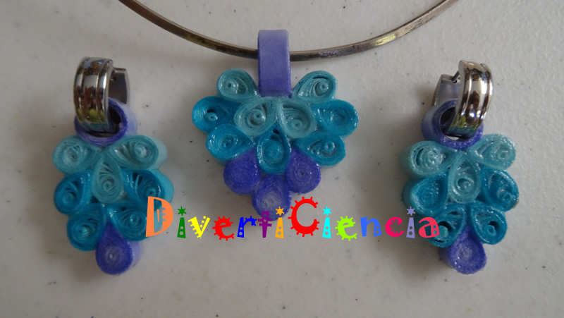 Collar y aretes 