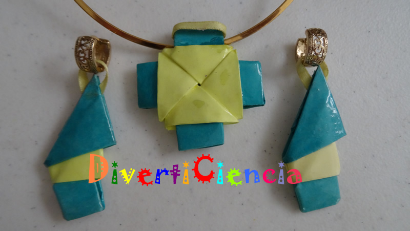 Collar y aretes 