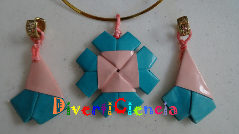 Collar y aretes 