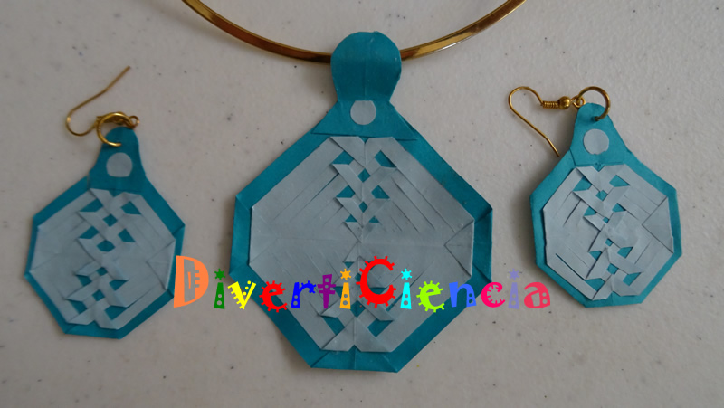 Collar y aretes 