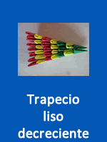 Trapecio liso decreciente