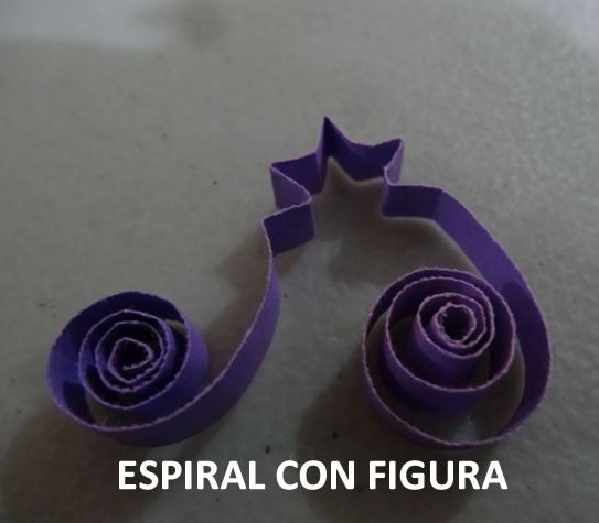 Espiral con figura
