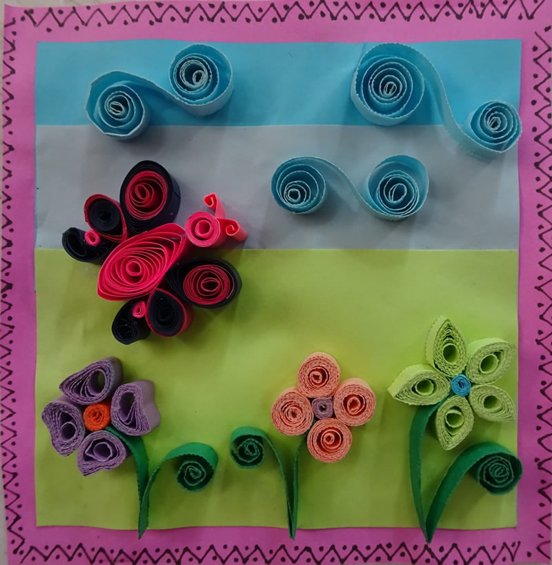 Cuadro de mariposas
