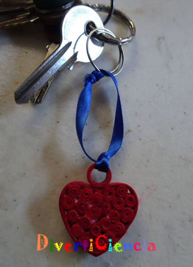 Llavero de coraz&oacute;n
