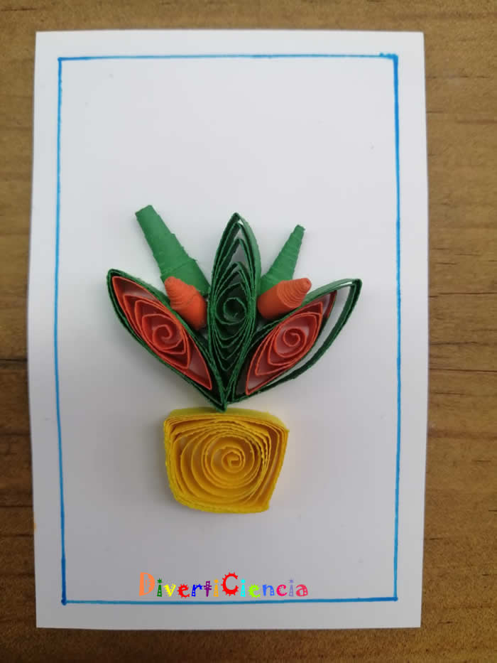 Tarjeta flor
