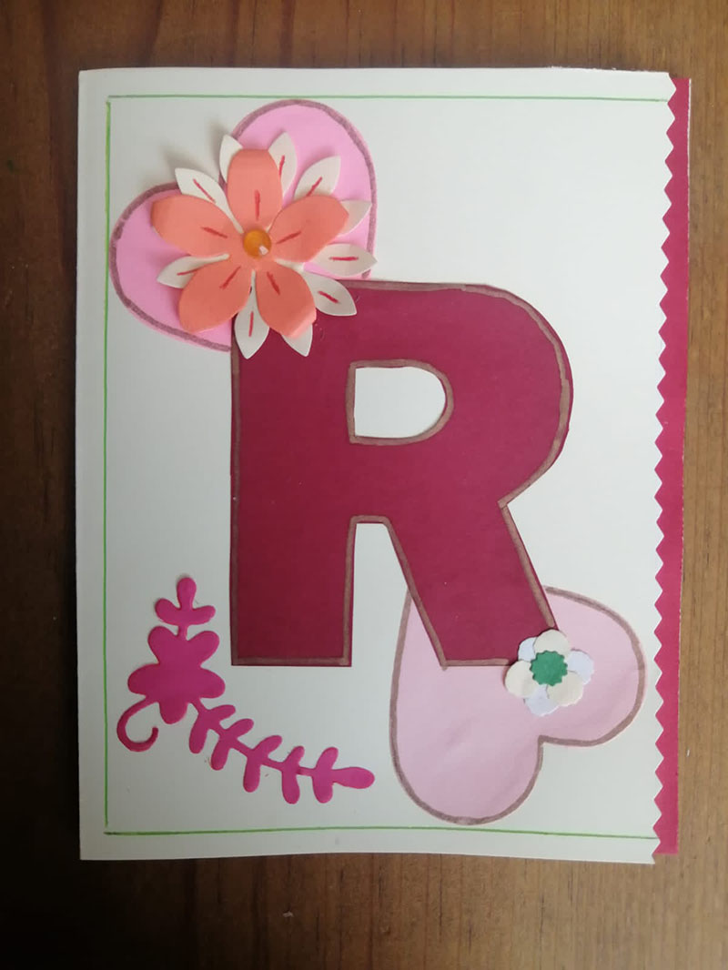 Tarjeta con Iniciales