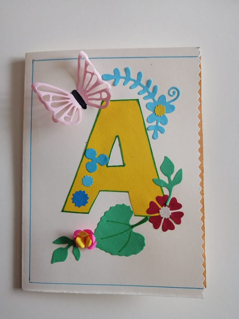 Tarjeta con Iniciales
