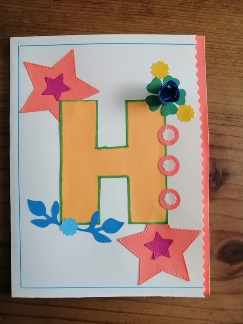 Tarjeta con Iniciales