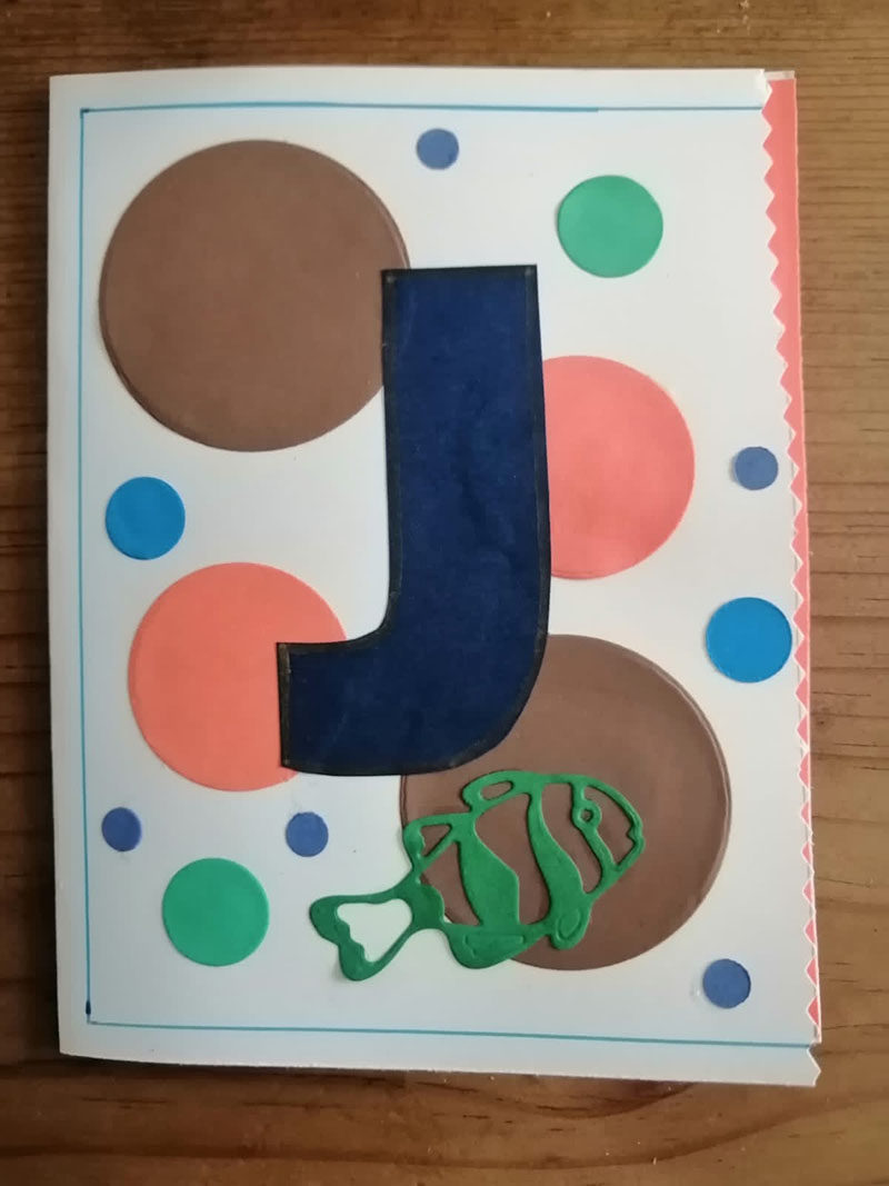 Tarjeta con Iniciales