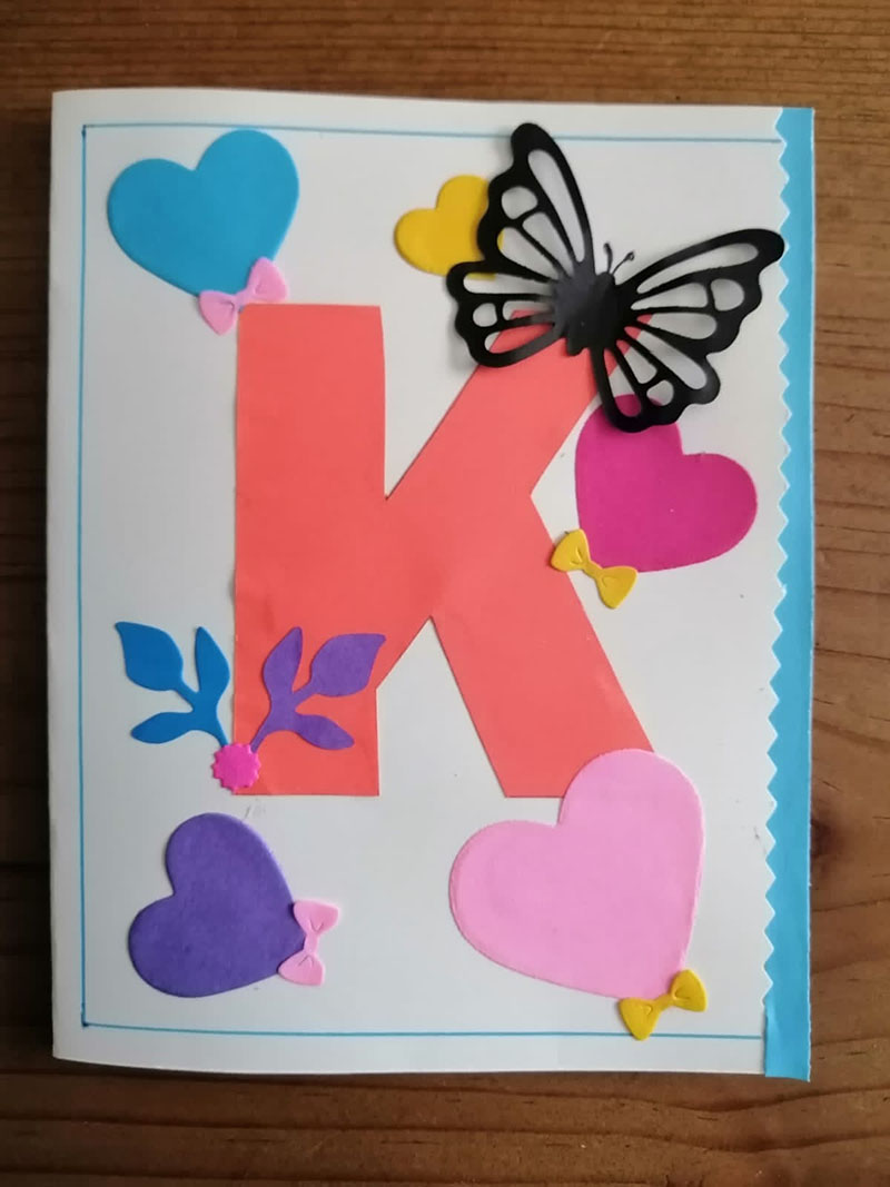 Tarjeta con Iniciales