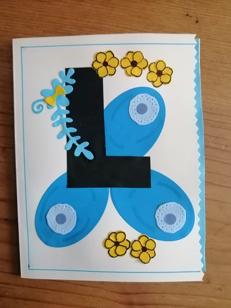 Tarjeta con Iniciales