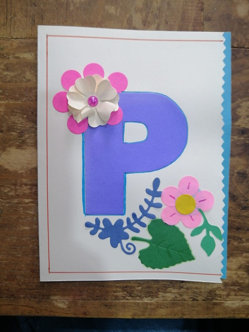 Tarjeta con Iniciales