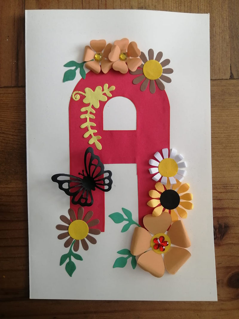 Tarjeta con Iniciales