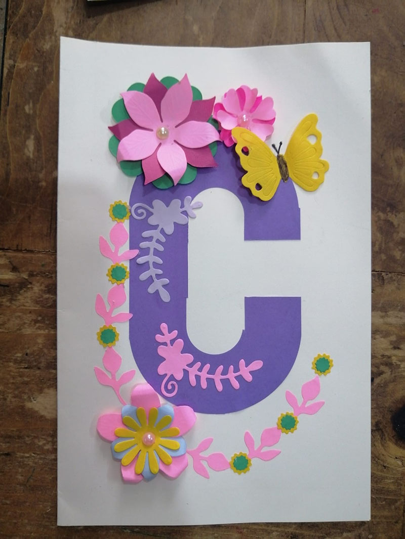 Tarjeta con Iniciales