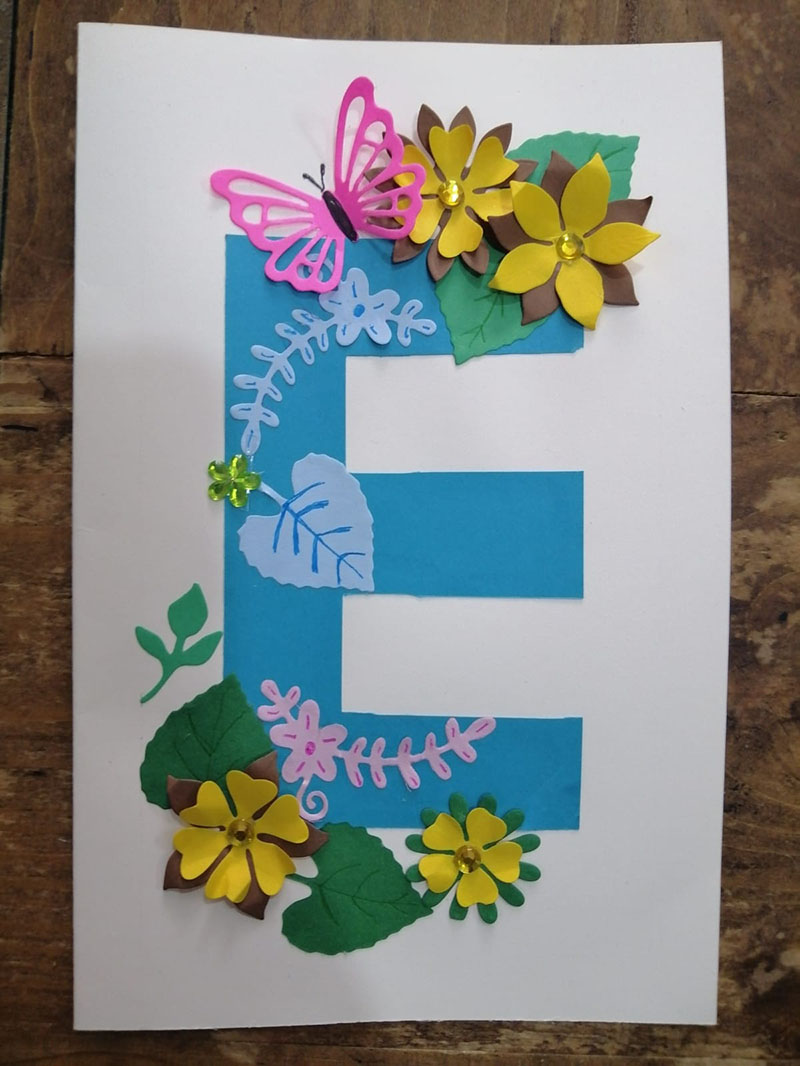 Tarjeta con Iniciales