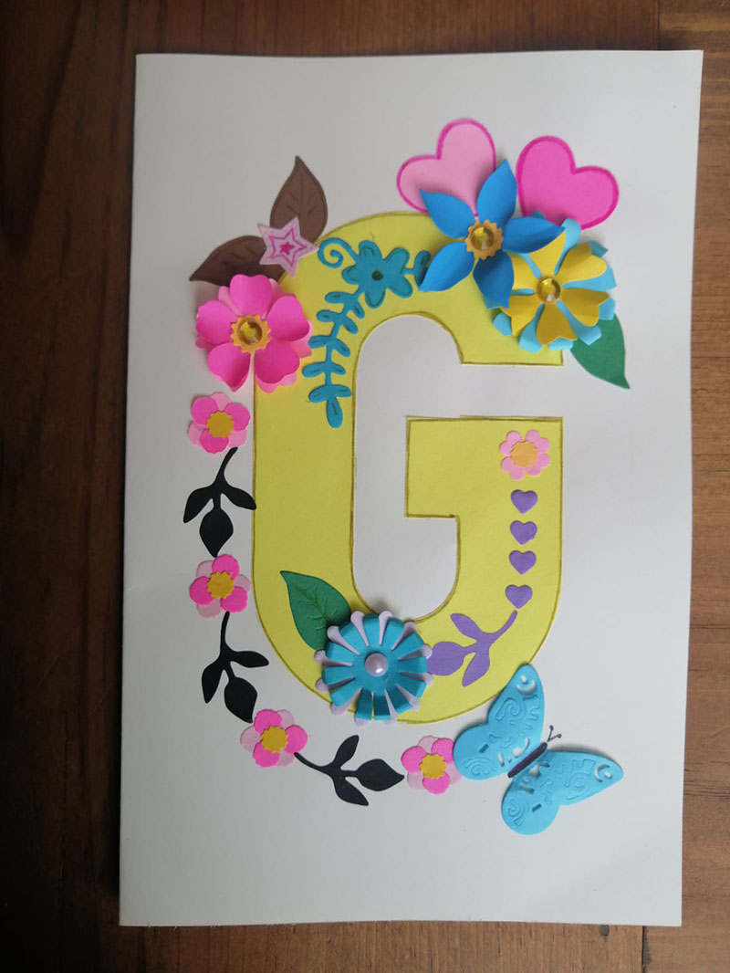 Tarjeta con Iniciales
