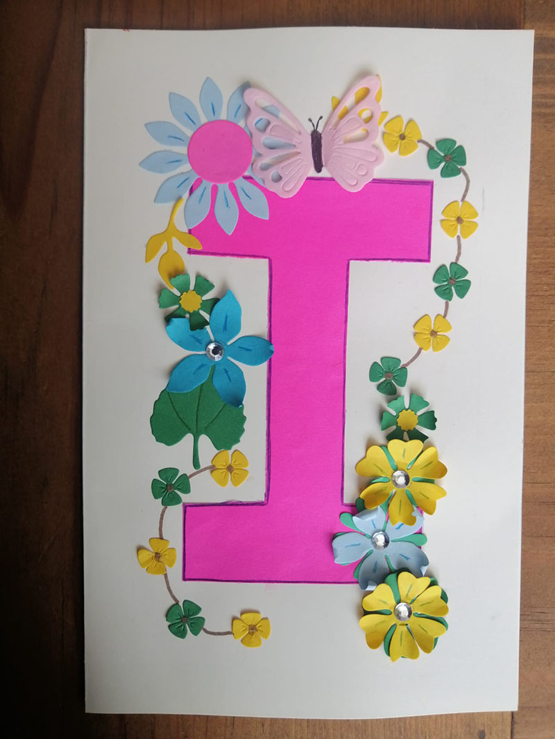 Tarjeta con Iniciales