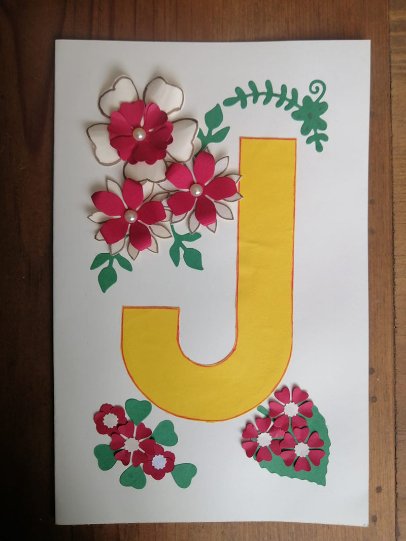 Tarjeta con Iniciales