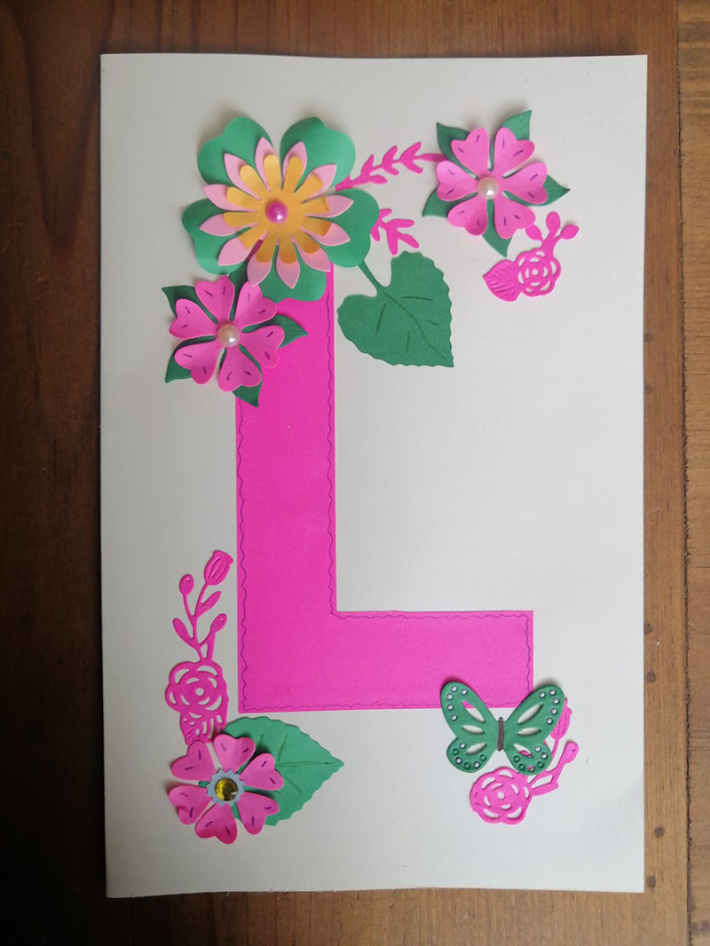 Tarjeta con Iniciales