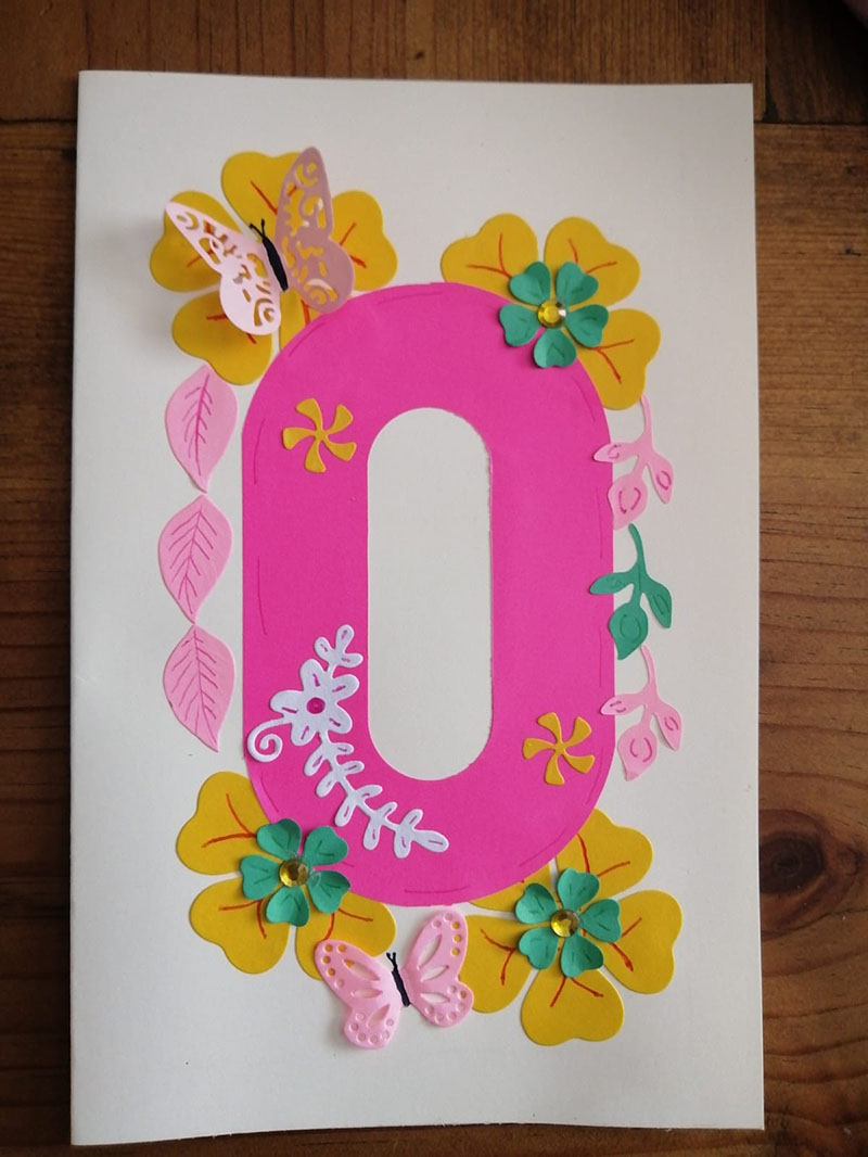 Tarjeta con Iniciales