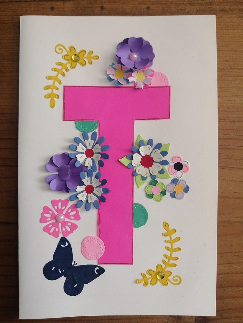 Tarjeta con Iniciales