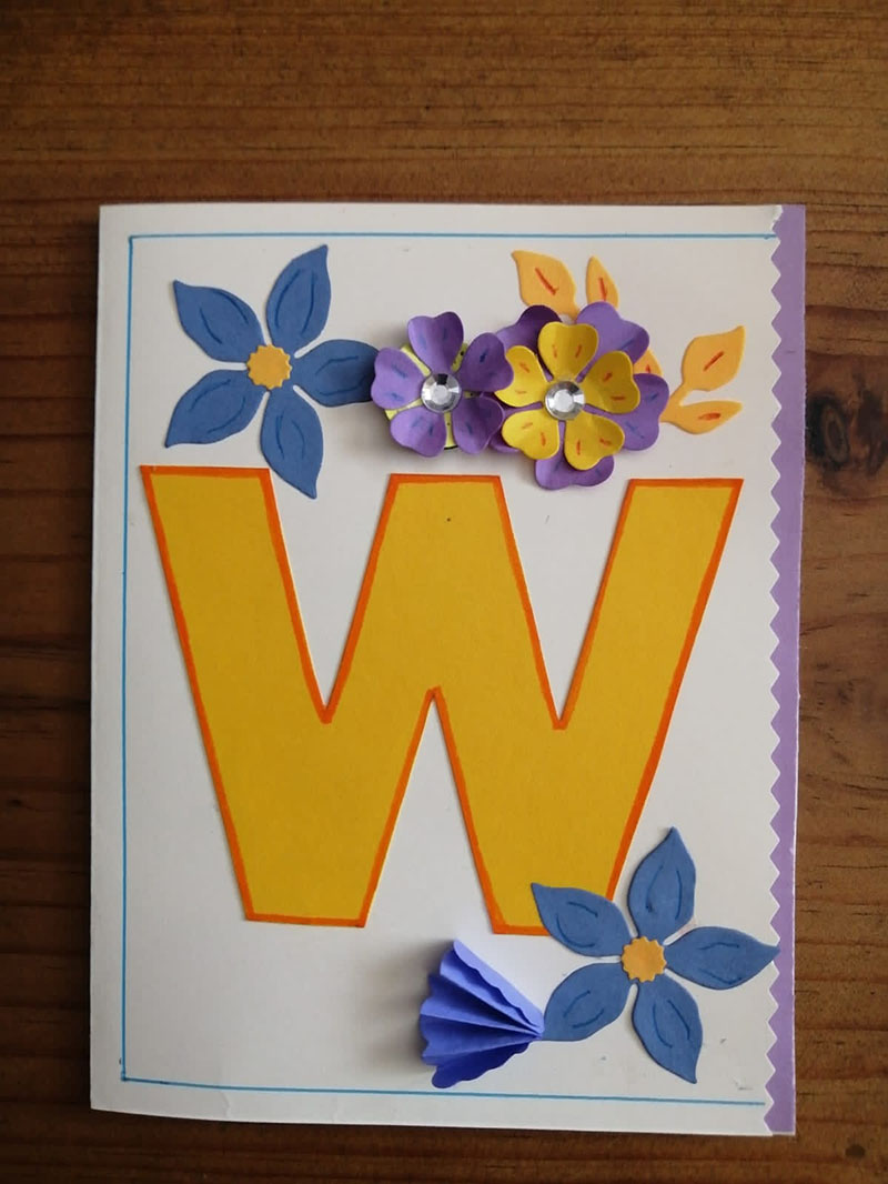 Tarjeta con Iniciales