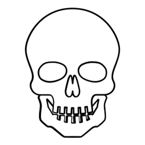 Calavera d&iacute;a de muertos