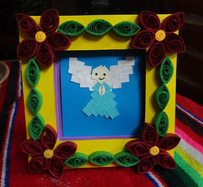 Portaretratos navide&ntilde;o