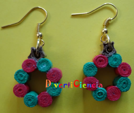Aretes navide&ntilde;os