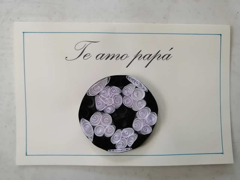 Tarjeta para pap&aacute;