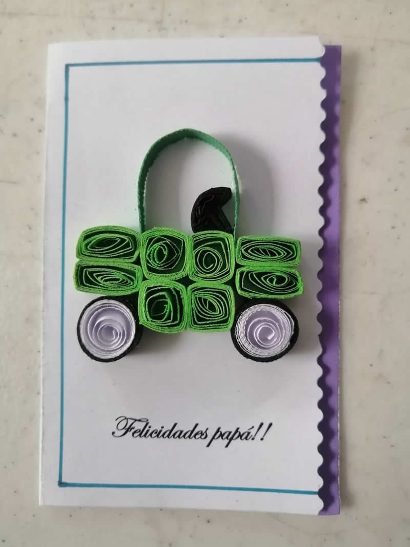 Tarjeta para pap&aacute;