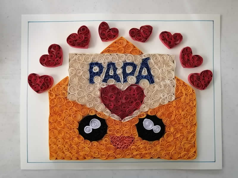 Tarjeta para pap&aacute;