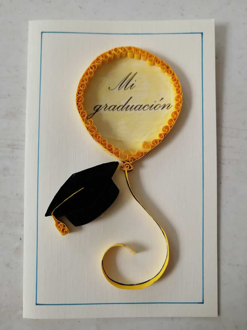 Tarjeta de graduaci&oacute;n