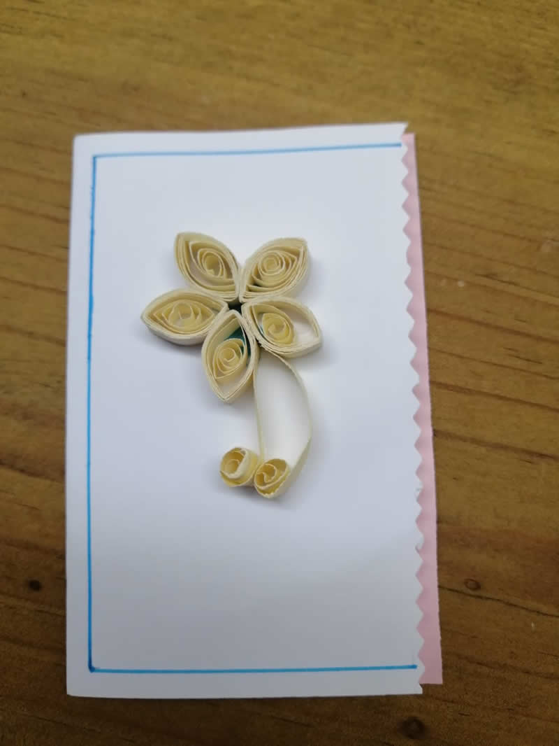 Tarjeta de flor
