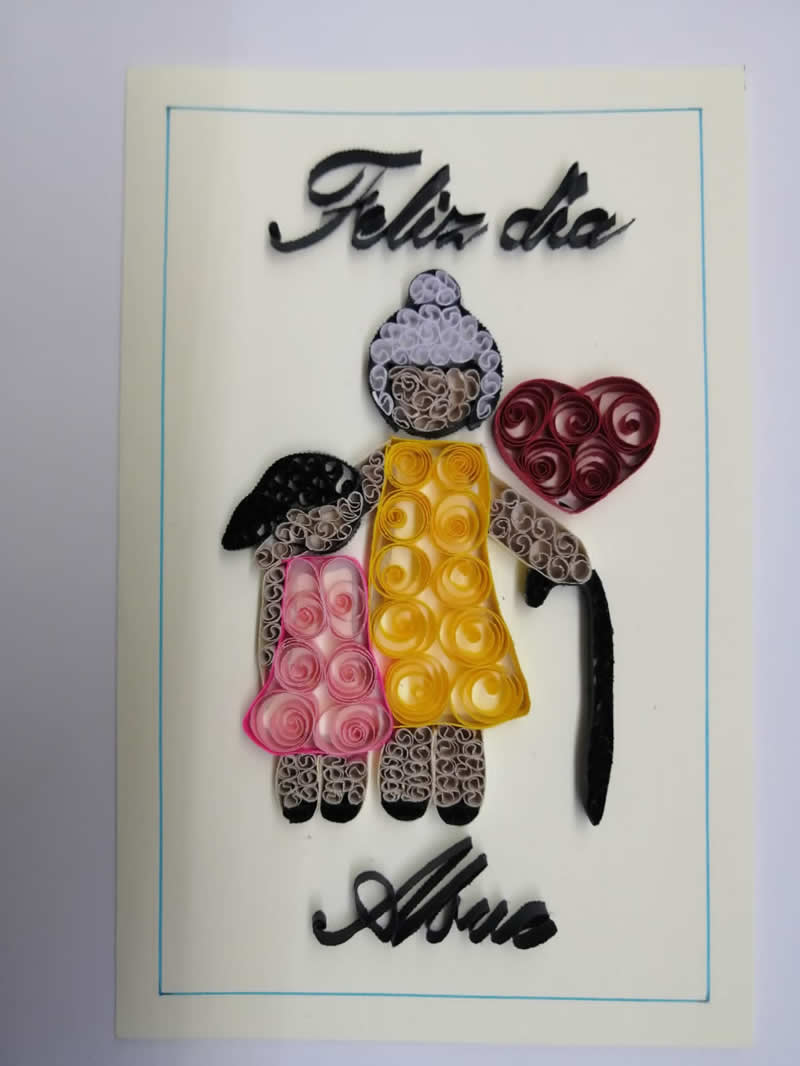 Tarjeta de abuelitos