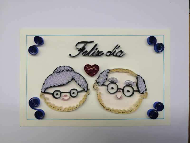 Tarjeta de abuelitos