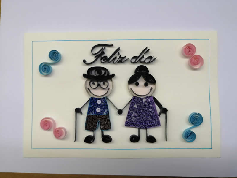 Tarjeta de abuelitos