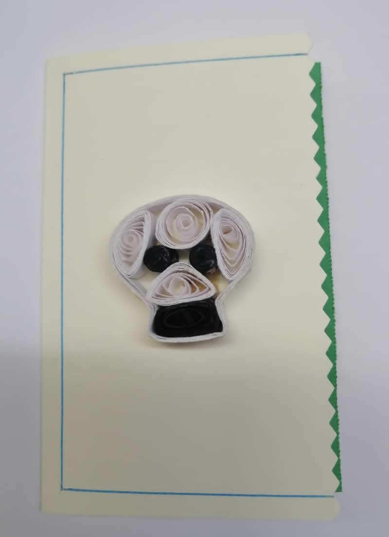 Tarjeta del D&iacute;a de Muertos y Halloween
