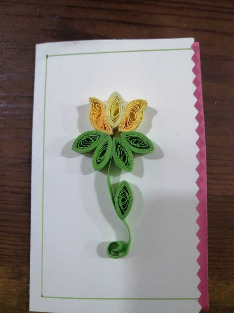 Tarjeta flor