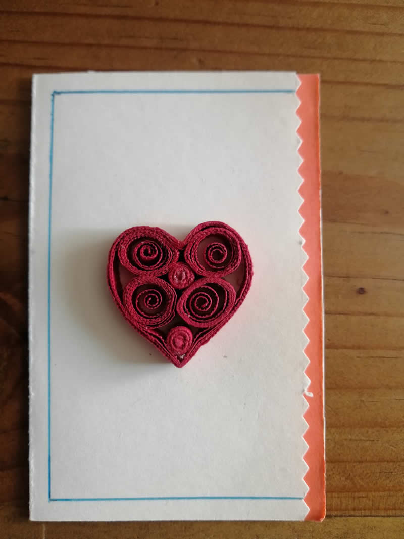 Tarjeta del amor y la amistad