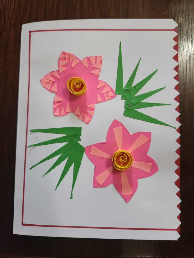 Tarjeta de flores