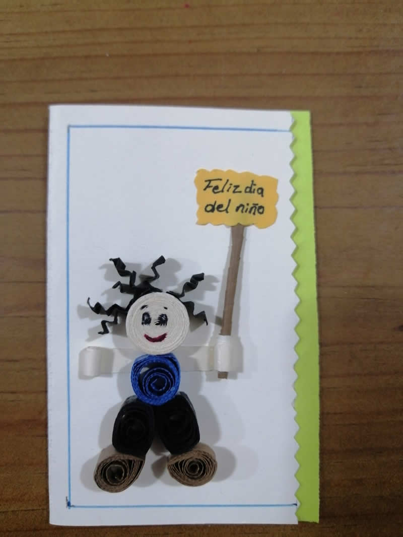 Tarjeta de ni�o