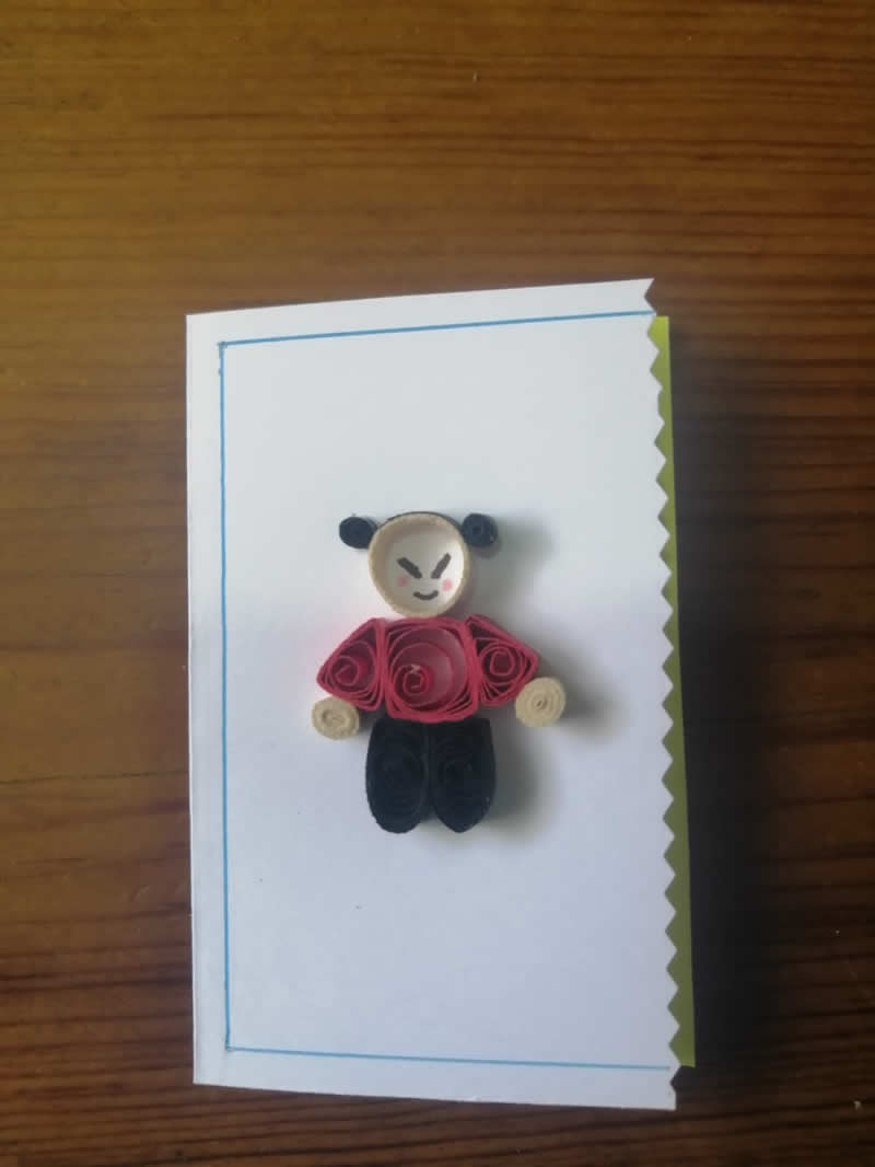 Tarjeta de ni�o
