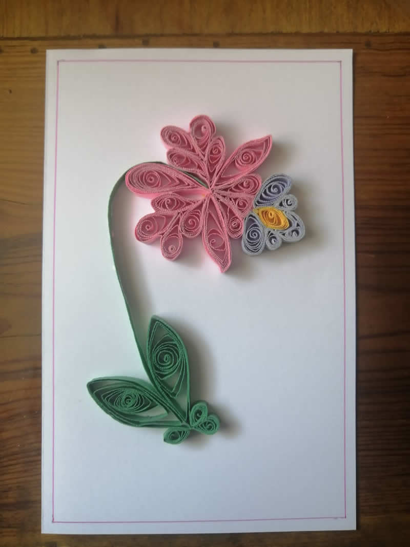 Tarjeta de flores
